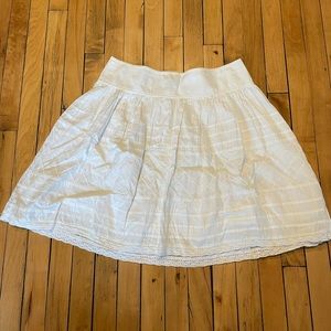 Gap White Cotton Skirt, Size 1